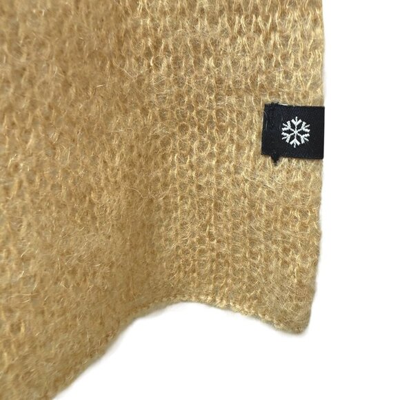 GAP Mohair Wool Scarf Pastel Multicolor Stripe Soft Women Winter Accessory 78"l - Picture 7 of 8